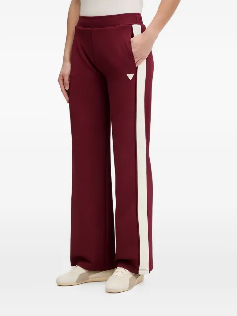 GUESS USA stripe logo trousers Red V6RB10KCYF2