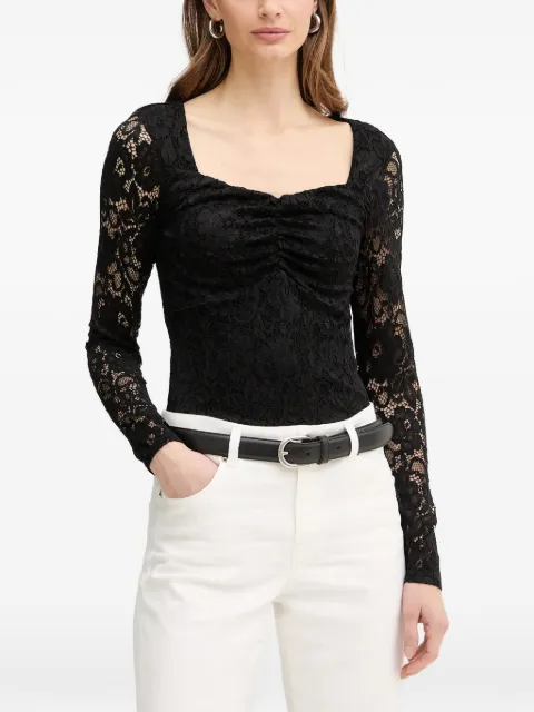 GUESS USA lace blouse Black W6PP67KJ210