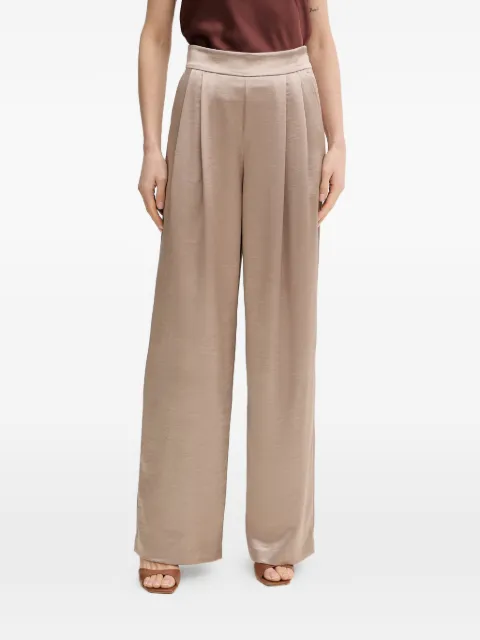 GUESS USA Katie pleated satin trousers Neutrals W6RB66W2612