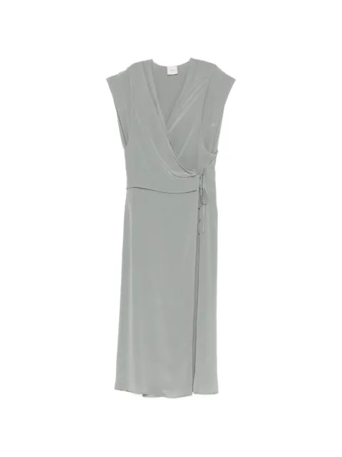 Alysi V-neck midi dress Grey 116342P6209