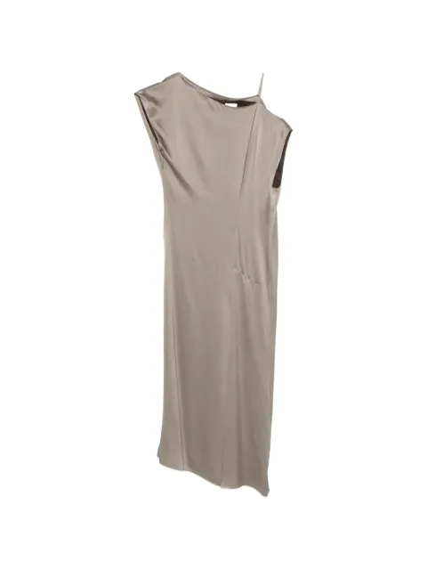 Alysi asymmetrical strap dress Grey 116344P6221