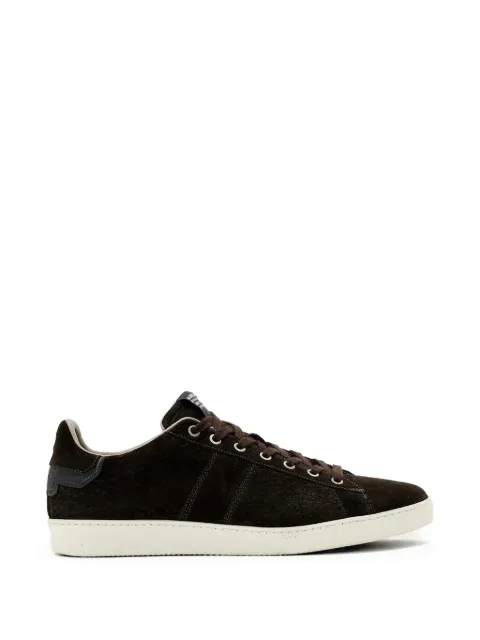 AllSaints Leon suede lace-up sneakers Brown M009FE