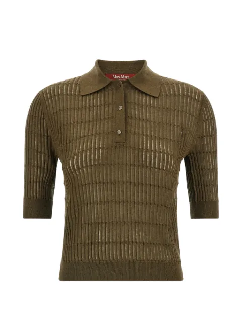 Max Mara MstGallo polo top Green 2616361051600