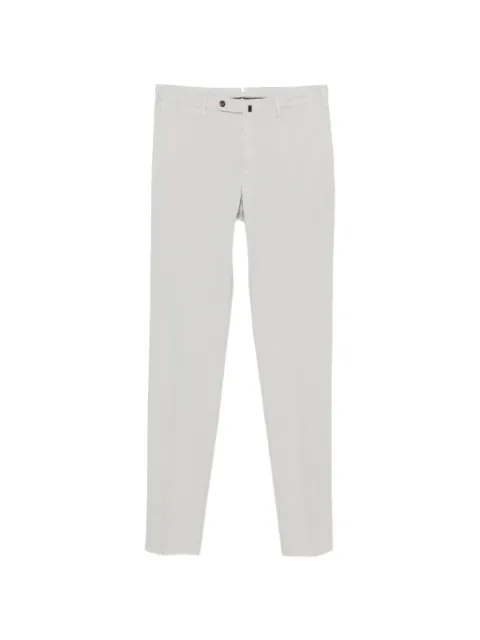 Incotex slim-fit pressed-crease trousers Grey 1W003990479