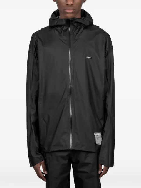 Satisfy hooded zip jacket Black 1104500001