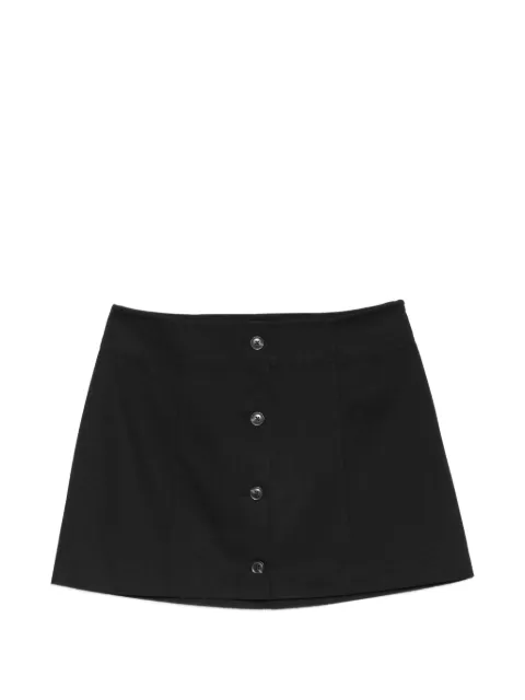 SAMSOE SAMSOE Sabonnie buttoned mini skirt Black F26100117