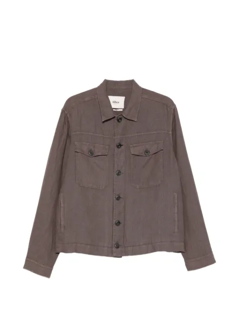 Altea buttoned linen jacket Brown 2657301
