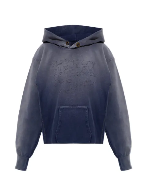 Maison Margiela chest-logo hoodie Blue S51GU0142S25520