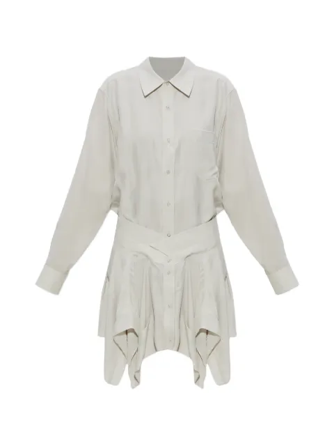 Alexander Wang shirt-style mini dress Neutrals 1WC2266010110B