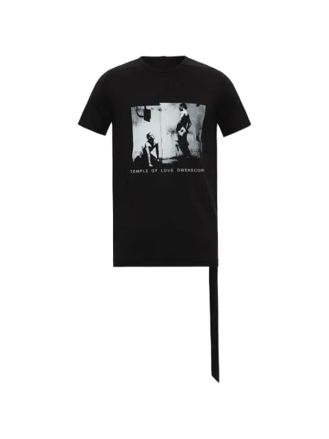 Rick Owens DRKSHDW print crew-neck T-shirt Black DU01F4250RNEP6P
