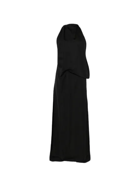 Sportmax Spsdolmen halterneck maxi dress Black 2612221083600
