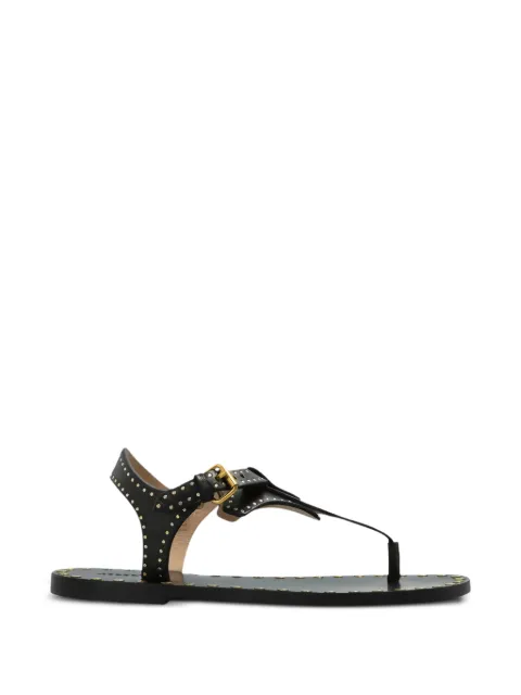 ISABEL MARANT Joonya studded buckle sandals Black SD027FAD1B01S01BK