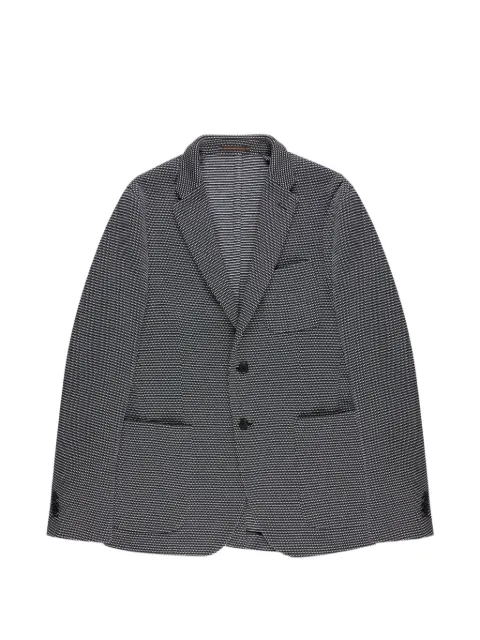 slowear micro-patterned blazer Blue 63I00860309