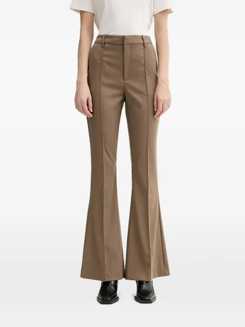 Gestuz flared trousers Brown 10910891