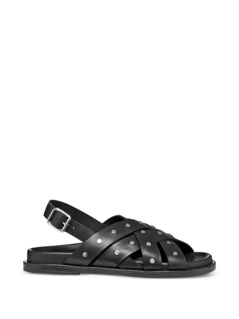 Geox Adelash studded crossover-strap sandals Black D65YWC00043