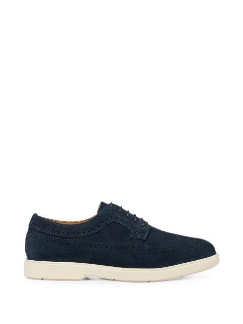 Geox Spherica EC17 brogue-detailing Oxford shoes Blue U55LAE00020