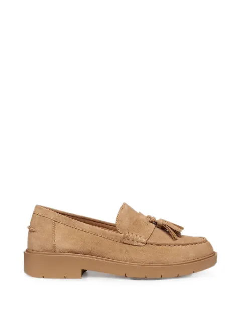 Geox Spherica EC1 tassel-detail suede loafers Neutrals D65DKA00022