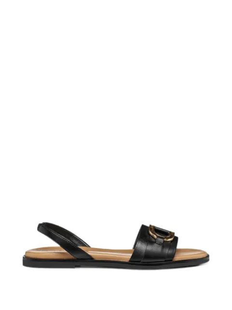 Geox Naileen buckle-detail slingback sandals Black D65SDB00043
