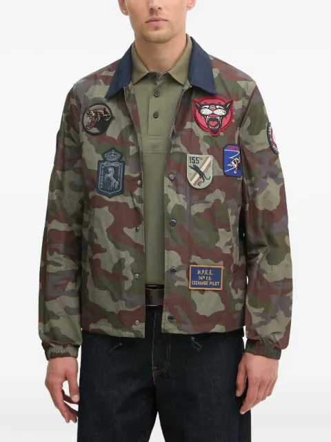 Aeronautica Militare camouflage patched jacket Green AB3048UCT04286