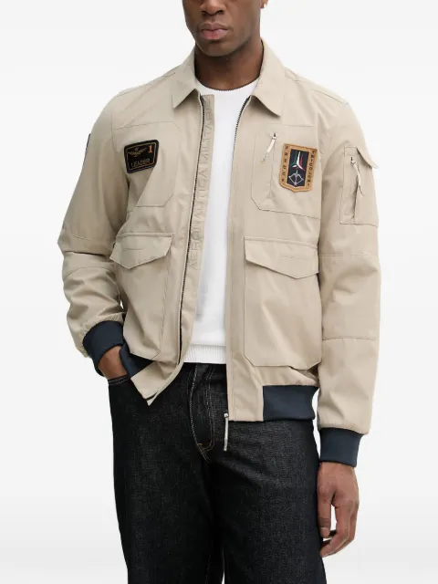 Aeronautica Militare patch-detail mlitary jacket Neutrals AB3049UCT04290