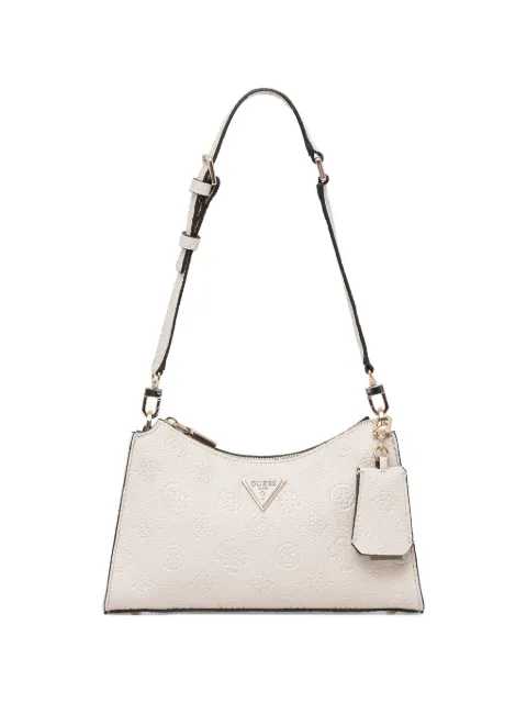GUESS USA Cresidia 4G embossed shoulder bag Neutrals HWPD9888180