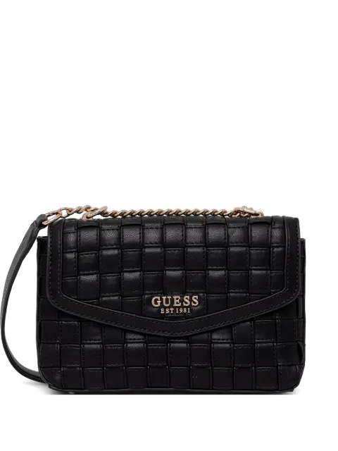 GUESS USA woven crossbody bag Black HWWG8418210