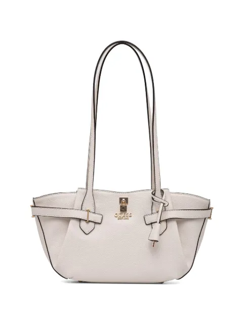GUESS USA Yesba belted pebbled shoulder bag Neutrals HWBG7833080