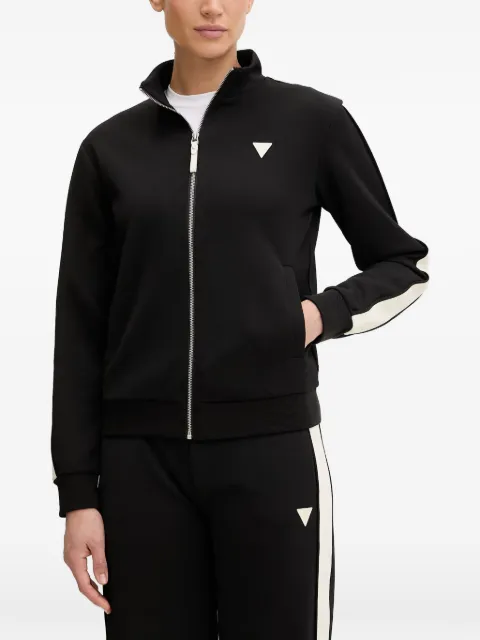 GUESS USA Marlene zip-up sweatshirt Black V6RQ09KCYF2