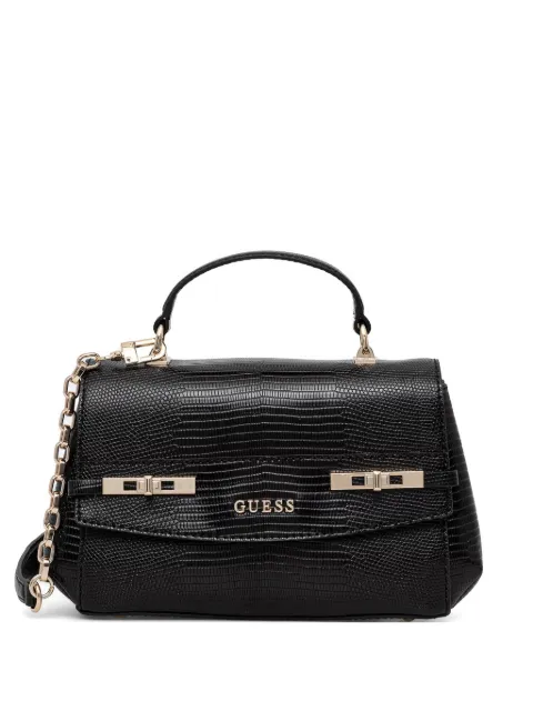 GUESS USA Melinda lizard-effect tote bag Black HWKL9933200