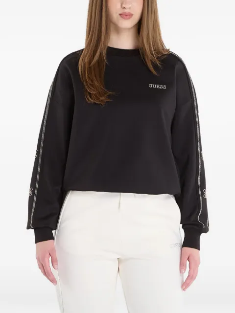 GUESS USA Octavia logo-embellishment sweater Black V6RQ96KCX22