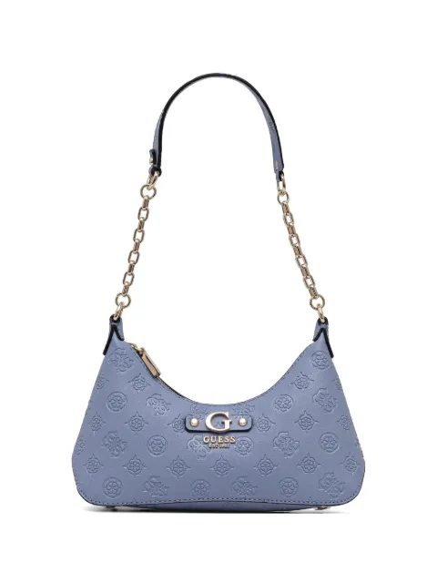 GUESS USA Dita debossed-logo shoulder bag Blue HWPD7602180