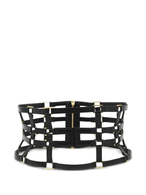 Elisabetta Franchi cut-out belt Black CT18S62E2