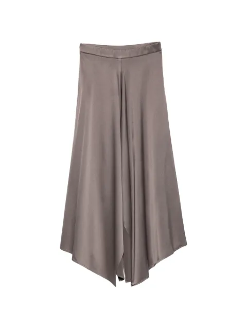 Alysi handkerchief-hem midi skirt Grey 116023P6221