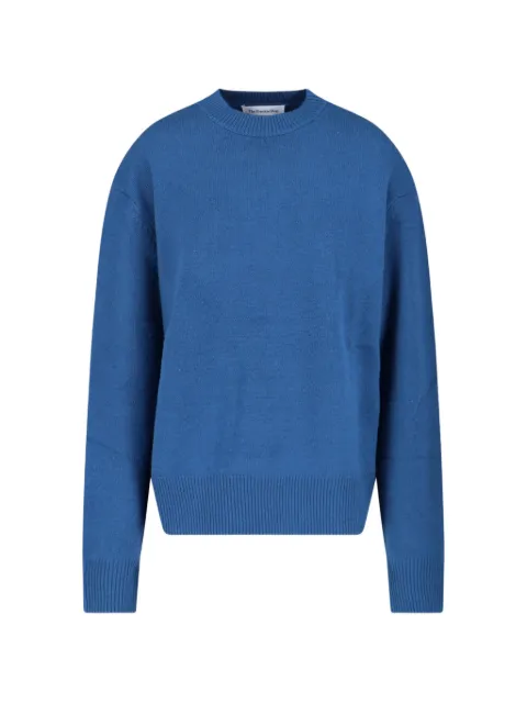 The Frankie Shop crew-neck sweater Blue RAFAELAPADDEDKNITSWEATER