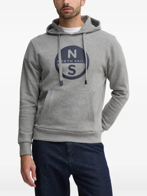 North Sails logo-print hoodie Grey 691258