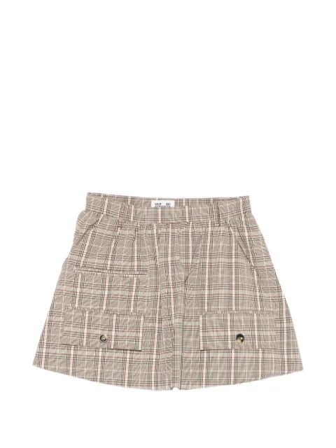 Baum Und Pferdgarten Samaya checked mini skirt Neutrals 24802SAMAYA