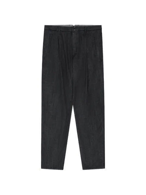 slowear pleated five-pocket jeans Blue BXT05C2630A