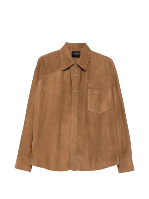Simonetta Ravizza Lorna chest-pocket shirt Brown S06SH98S1