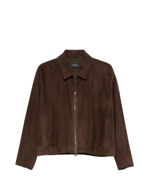 Simonetta Ravizza Lavy zip-fastening leather jacket Brown S06JA409S1