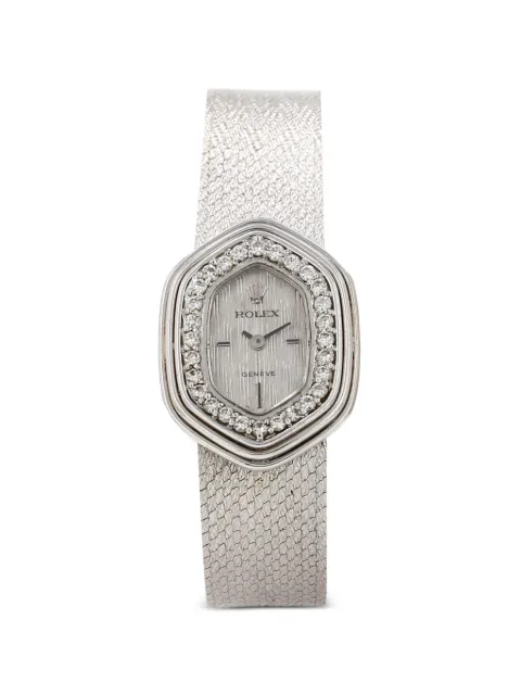 Rolex 1960 Vintage 28mm watch Silver 428568