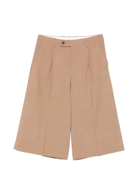 Berwich Linda pleated shorts Brown LINDATL1727X