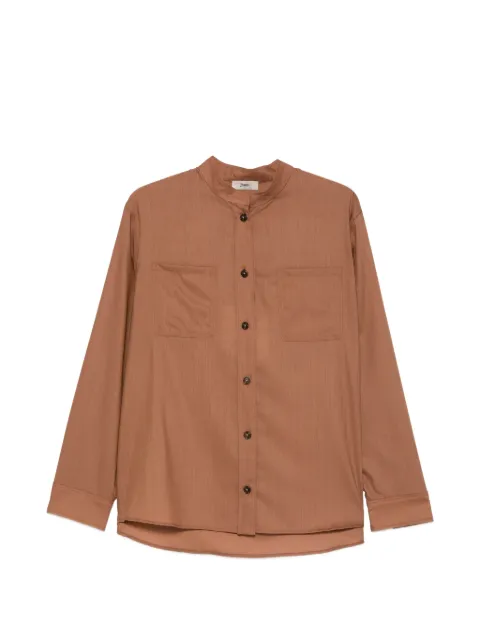 Herno chest-pockets buttoned shirt Brown CM000044D33487