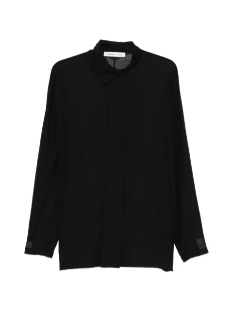Carven pearl-appliqué shirt Black 6261K21007