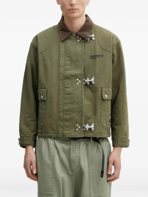 Neighborhood corduroy-collar bomber jacket Green 252AQNHJKM02