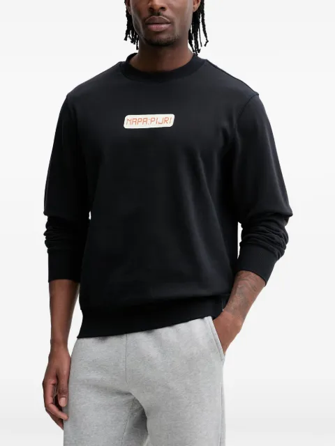Napapijri Sol logo-print sweatshirt Black NP0A4HO4