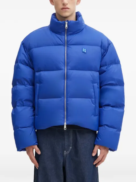 Ader Error Tag down jacket Blue BO42FYDW0101