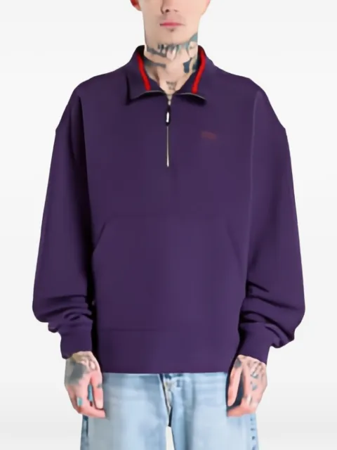 adidas half-zip sweatshirt Purple KS6853