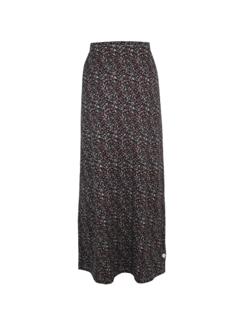 Rabanne printed maxi skirt Black 25HJJU550VI0606