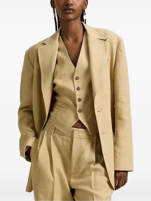 Polo Ralph Lauren single-breasted blazer Neutrals 211A96189001