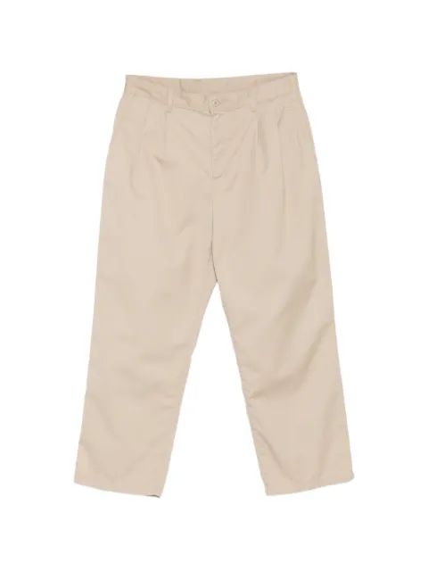 Carhartt WIP Evan buttoned pleated trousers Neutrals I036622